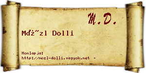 Mözl Dolli névjegykártya